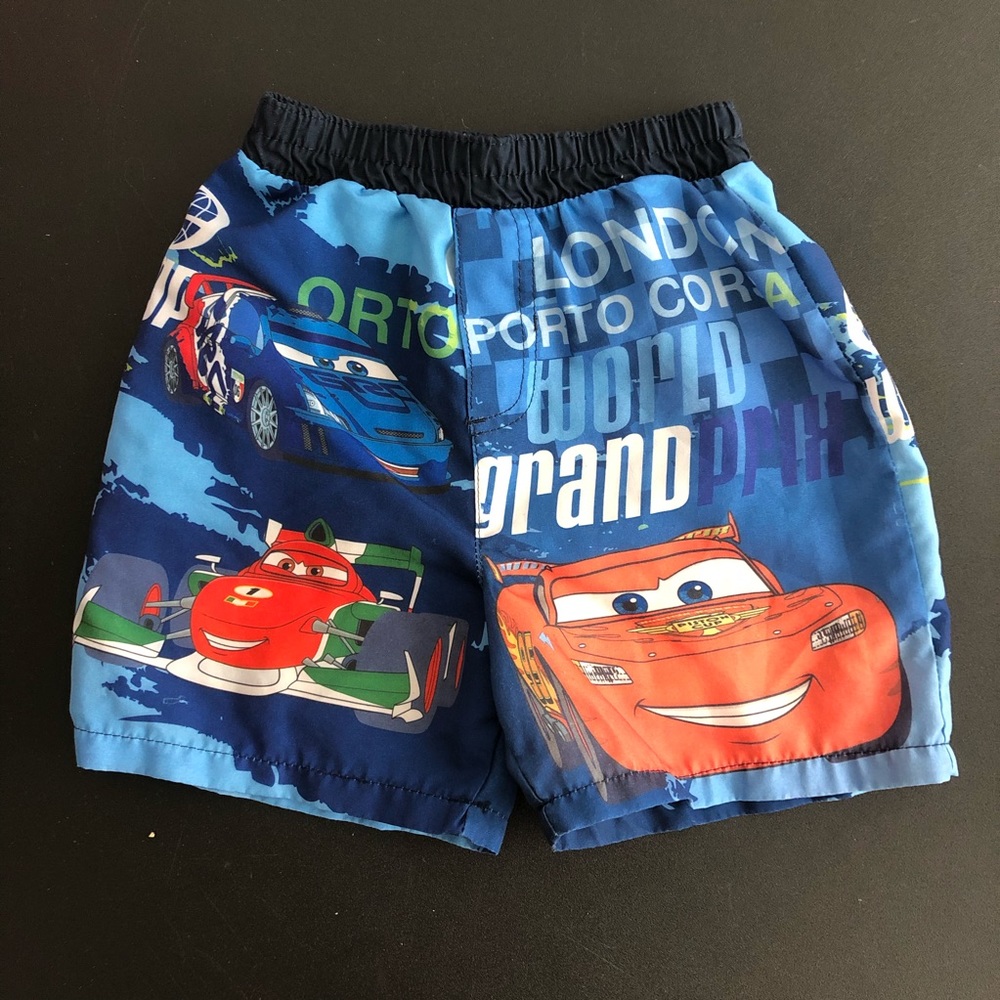 Disney/Pixar Lightning McQueen Swim Trunks Size 24 Months